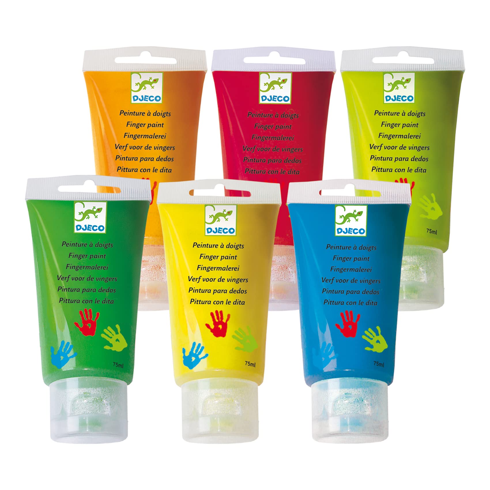 Djeco - 6 finger paint's tubes *