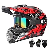 Youth Kids Motocross Helmet, Adult ATV Dirt Bike