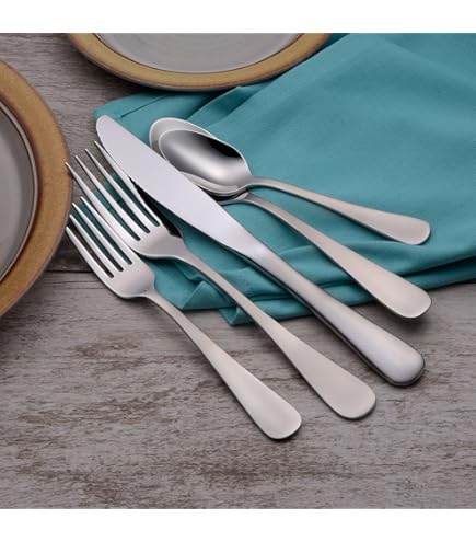 Amazon.com | Liberty Tabletop Satin Annapolis 65 Piece Flatware