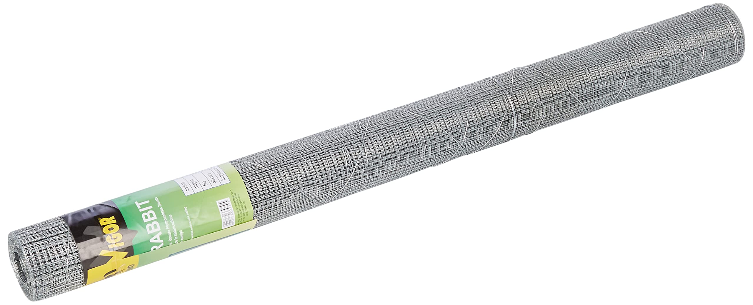 Blinky 66710 Galvanised Rabbit Hut Mesh, 6.3 x 6 x 3, Wire Mesh 0.55 Thickness, 5 m x H 100 cm