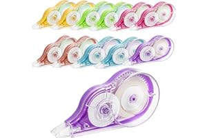 12 Pack Correction Tape, BetterJonny 39 Feet Each Roller Correction Tape Easy to Use Applicator for Instant Corrections for S