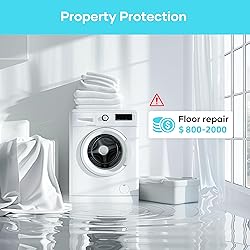 Water Leak Detector 6 Packs, Lound Sound Sensor