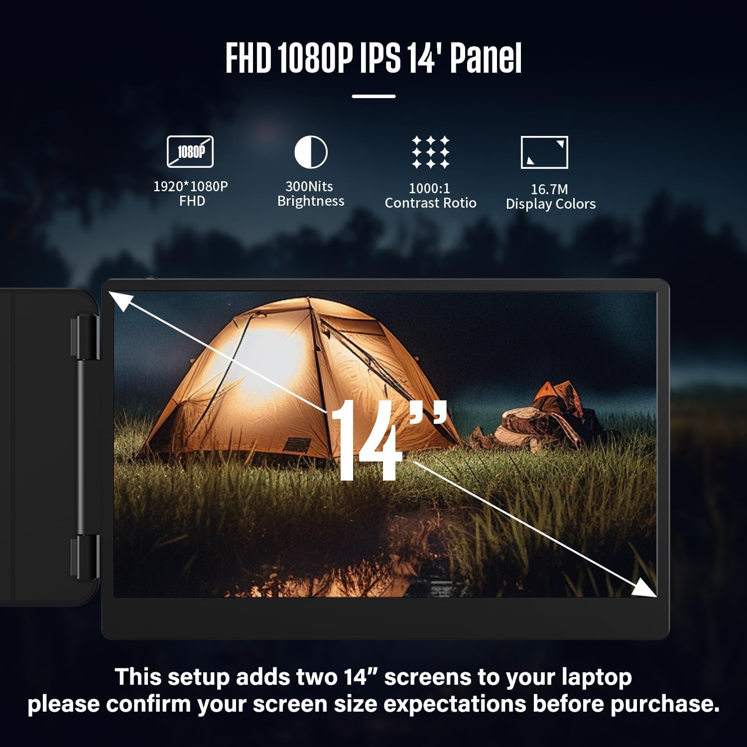 Laptop Screen Extender 14