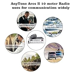 ARES II AnyTone 10 Meter Radio for Truck, with