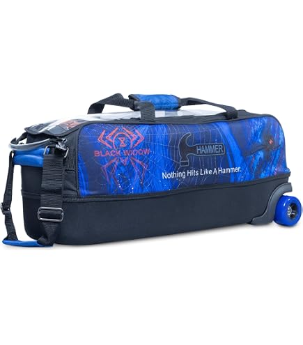 Amazon.com : Hammer Carbon Shield Triple Tote Bowling Bag - Blue