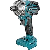 DIYtoolifz Cordless Impact Driver 1/4" Compatible with Makita 18V Battery (Bare Tool), 2800 In-lbs Brushless Impact Drill, 3900 RPM Compact Driver Tool for Home Projects, Auto-Stop & LED Light