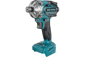 DIYtoolifz Cordless Impact Driver 1/4" Compatible with Makita 18V Battery (Bare Tool), 2800 In-lbs Brushless Impact Drill, 3900 RPM Compact Driver Tool for Home Projects, Auto-Stop & LED Light