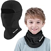 ICOCOPRO Kids Balaclava, Unisex Ski Mask Kids, Neck Warmer Gaiter Fleece Windproof Cycling Balaclava for Boys and Girls