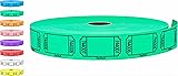 Tacticai 2000 Raffle Tickets, Blank, Green