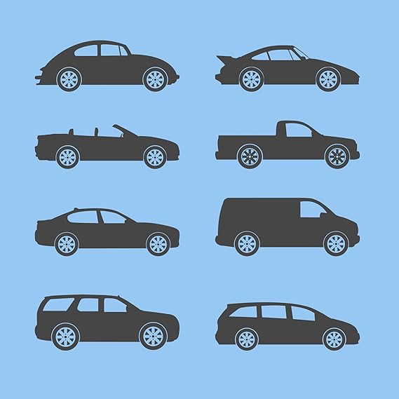 Amazon Vehicleシルエットアイコンイラストポスタープリント24 X 36プリント24 X 36 アートフレーム ポスター オンライン通販