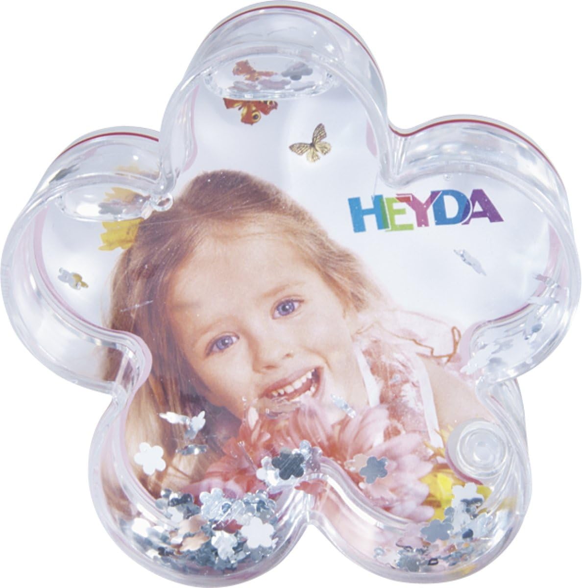 HEYDA 20 – 48 884 05 Specific Christmas Ornament Clear Acrylic, White 10pc (S) – Christmas Decorations (Specific Christmas Ornament, Acrylic, Transparent, White, Picture Frames, 10 pc (S), 100 mm)