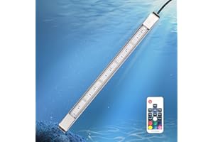 PONDO PSC300 Replacement 24 Inch LED for 316 Stainless Steel Waterfall Spillway Pool Fountain with Adapter, Remote Control Designed