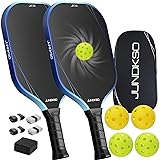 JUNDKSO Pickleball Paddles Set of 2 -Lightweight
