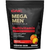 GNC Mega Men Soft Chew Multivitamin for Men, Mixed Fruit, 60 Count | Supports Immune Health, Provides B Vitamins for Energy Production, Supports Carbohydrate Metabolism, Gluten-Free