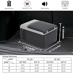 Alpicool C9PT Portable Car Freezer Cooler, 12 Volt