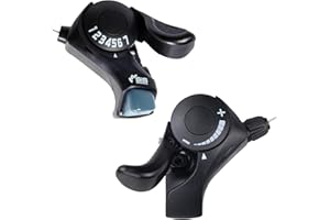 MAKELEN Thumb Shift Lever SL-TX30, 21 Speed-Right 7 Speed Left 3 Speed (No SIS) Thumb Gear Bike Shift Lever for Mountain Bicycle