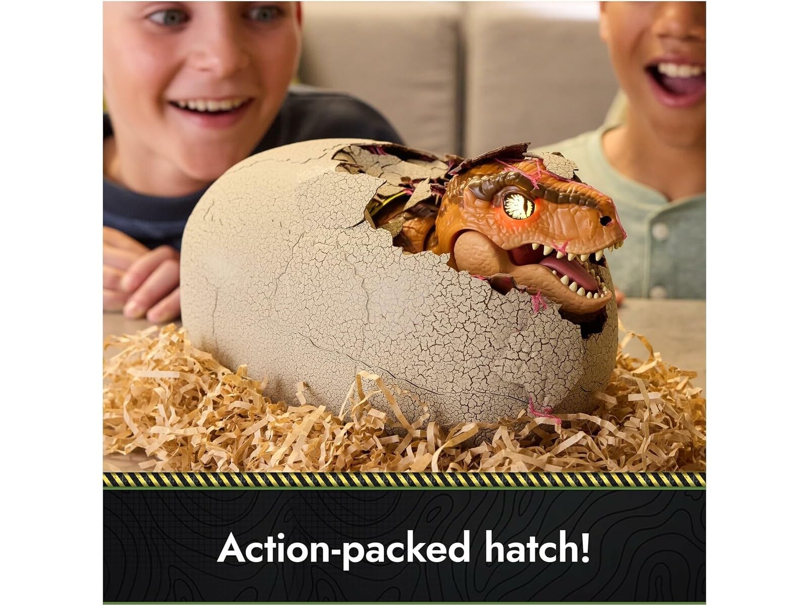 Jurassic World Interactive Toy Dinosaur & Egg, Hatch & Train Your own Baby Dino with 100+ Sounds & Reactions, Kids Toys for Boys & Girls Aged 5 & Up