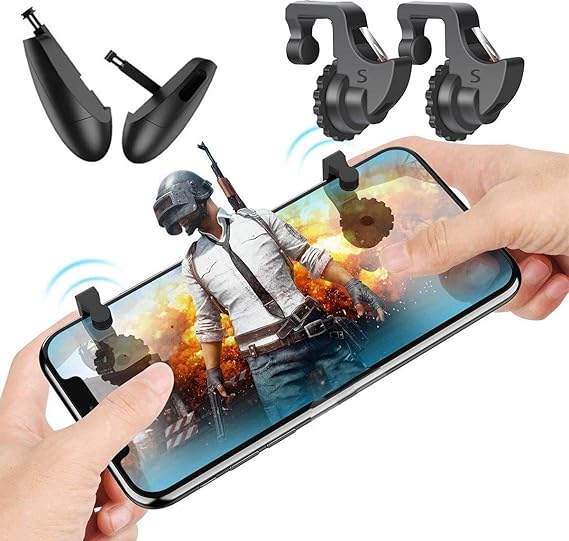 pubg mobile controller esma game controller cellphone game trigger ergonomic design handle holder - fortnite phone list