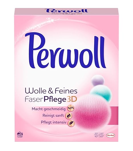 Perwoll Wolle & Feines, Pulver, Waschmittel (1 x 16WL)