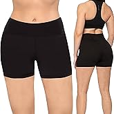 SATINA High Waisted Leggings for Women - Capri and Full Length Yoga Pants - Buttery Soft Workout Leggings with Tummy Control