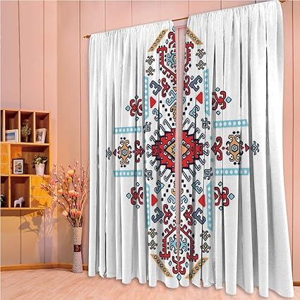 Amazon Com Zhicassiesophier Print Kids Curtains Polyester