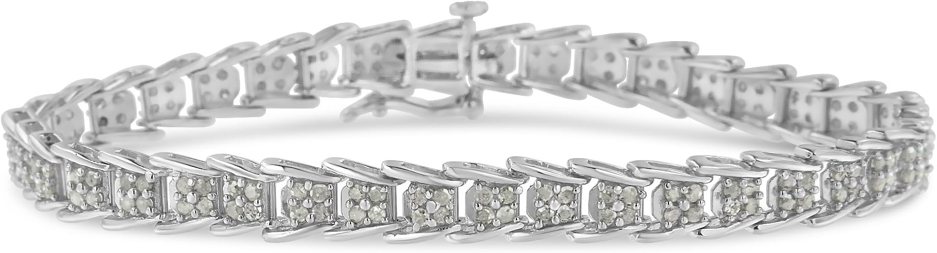 Original Classics 2.0 Ct Rose-Cut Diamond Fan-Shaped Bracelet – Flawless Style with Brilliant Shine
