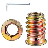 Wensilon 5/16”-20 100Pcs Threaded Insert for Wood