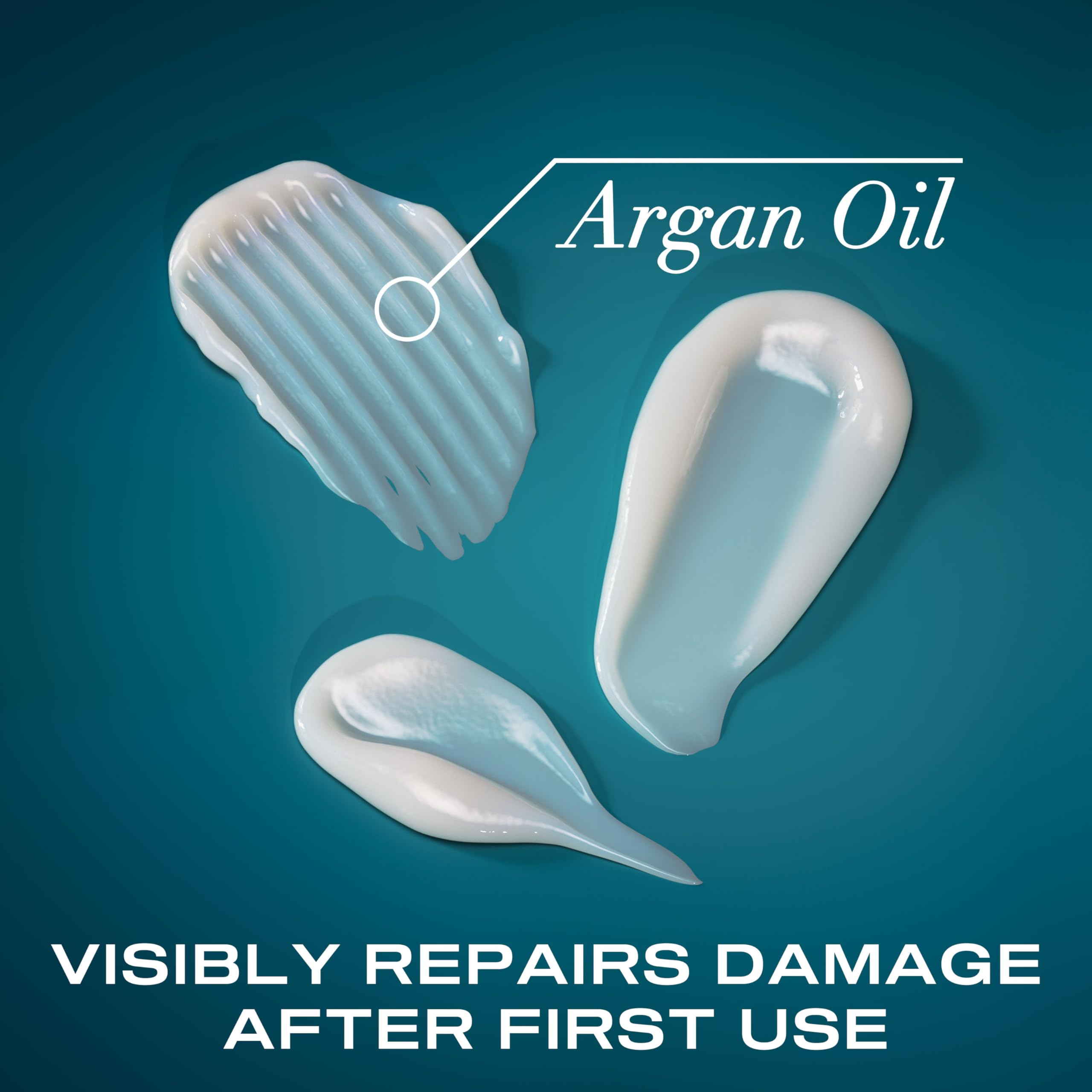 OGX Renewing + Argan Oil of Morocco Conditioner, Repair Conditioner & Argan Oil Helps Strengthen & Repair Dry, Damaged Hair, Paraben-Free, Sulfate-Free Surfactants, 13 fl. oz