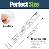 Thermometer World Bath Thermometer - Clear Bath Water Temperature Gauge view 3