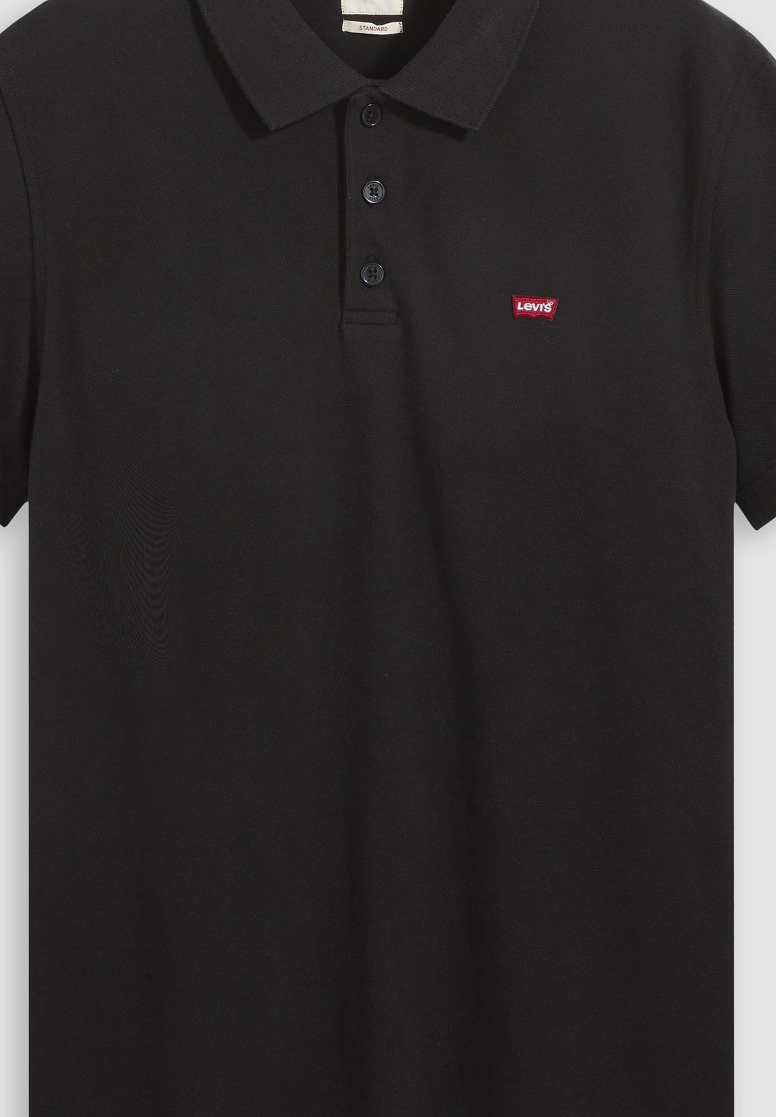 Levi's Herren Kurzarm Housemark Polo T-Shirt Mineral Black L 4