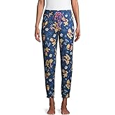 Briefly Stated Women's Winnie The Pooh and Piglet Taking It Easy Jogger Capri Pajama Lounge Pants