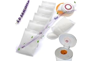 NewKe 6 Pack Lavender Scent Baking Soda Refills for Puck Baking Soda Cartridge, Diaper Pail Deodorizer Replacement Compatible with Munchkin Step and Pall Diaper Pails