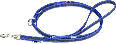 Julius-K9 Color & Gray Adjustable Super-Grip Leash 14 mm x 2.2 m Blue-Gray