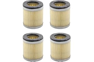 Killer Filter Element Intended For Becker 909505, 64.26x71.88 mm, 15 Micron (Pack of 4)