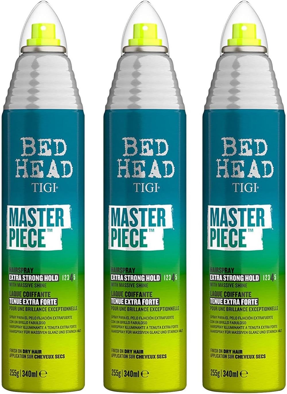 TIGI Bed Head Masterpiece Massive Shine Hairspray Triple Pack 3x340ml