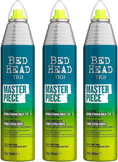 TIGI Bed Head Masterpiece Massive Shine Hairspray Triple Pack 3x340ml