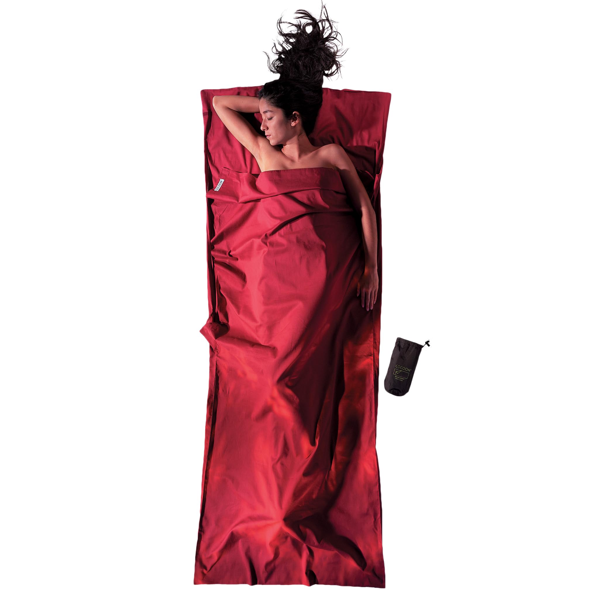 Cocoon Monk's Red Lightweight Travel Sleeping Bag