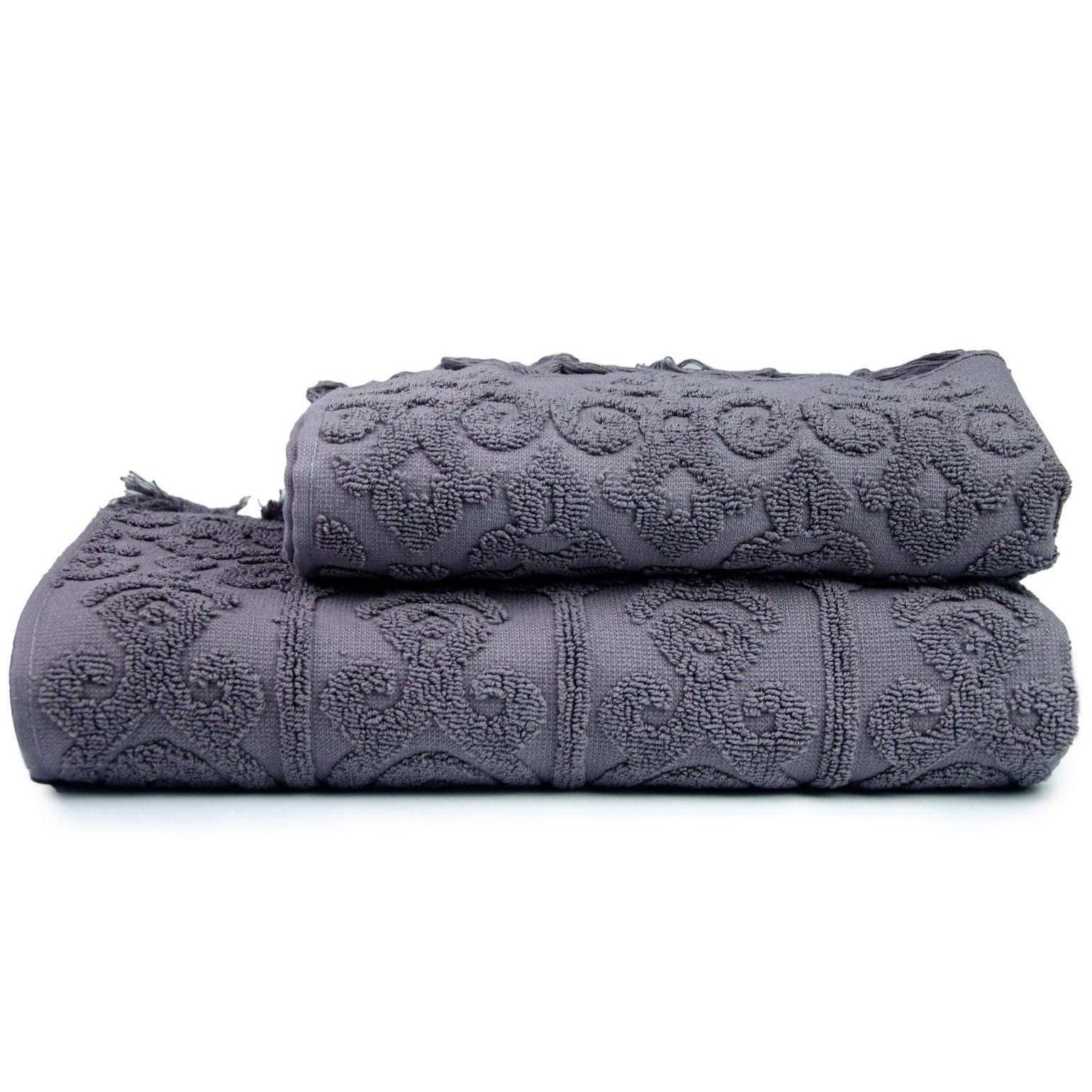 WELL HOME MOBILIARIO & DECORACIÓN Hand Towel Set (2 Piece) Damascena Plum