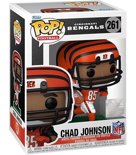 Funko Pop! NFL Joe Burrow Bengals Figure – Vinyl Collectible With Plastic Box Protector
