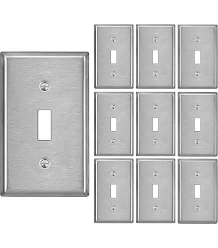 Bestten - Piastra da parete a 2 gang USWP4, serie bianca, senza viti, copertura decorativa, altezza 4,175,3 x larghezza 4,183 cm, per interruttore della luce, dimmerabile, USB, GFCI, presa