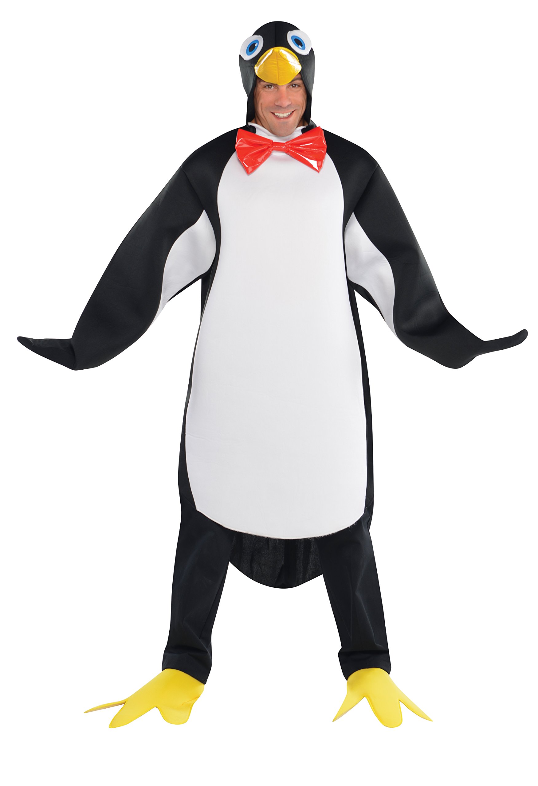 amscan 997688 Adults Penguin Pal Fancy Dress Costume (Chest: 52"), Black/White