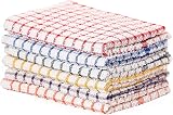 Vision Textiles Night Dreamz Tea Towel Pack 12 100% Cotton Small Check