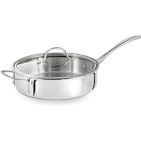 Calphalon Tri-Ply Stainless Steel 3-Quart Saute Pan with Cover