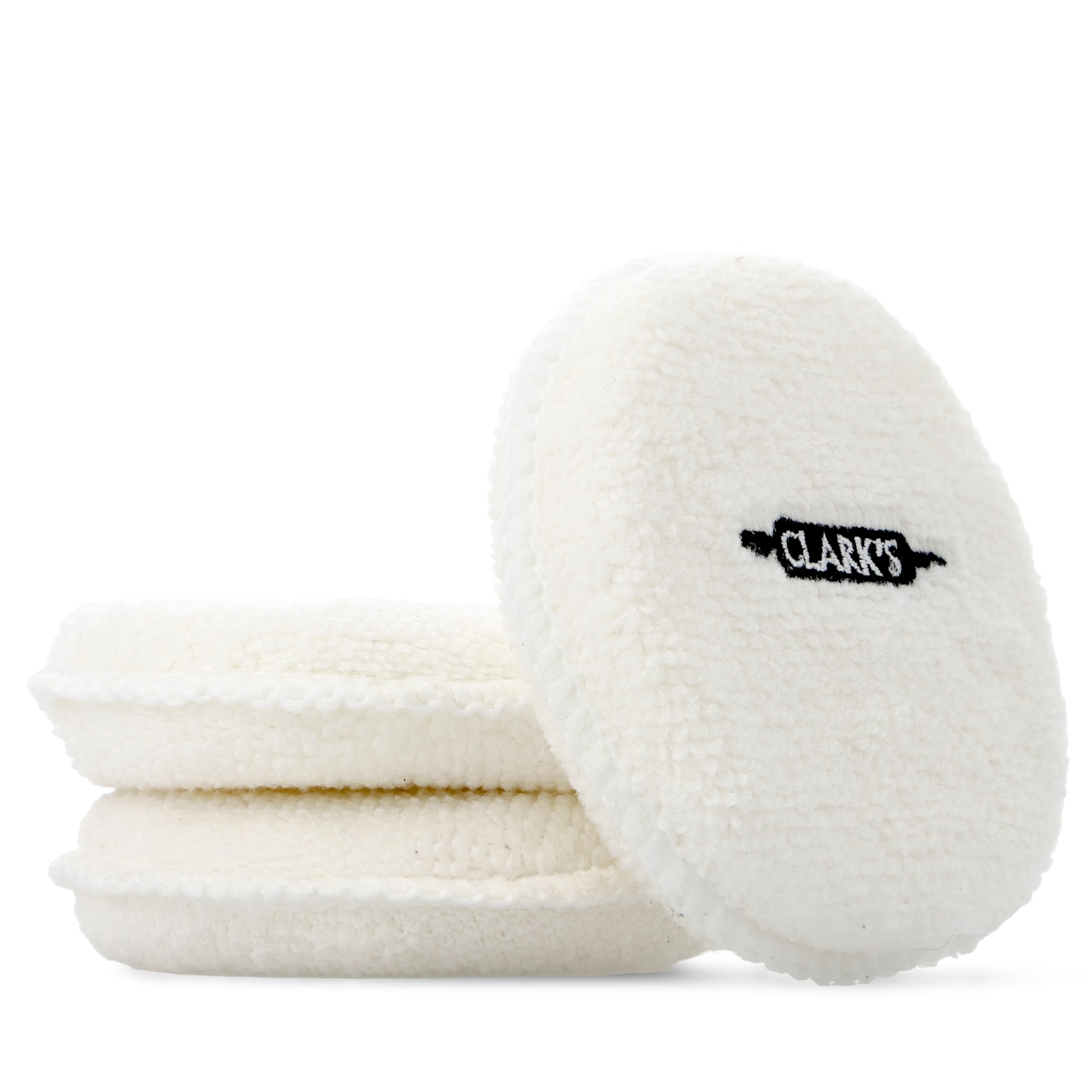 CLARK'S Buffing Pads for Chopping Boards (3 pack) - Finishing Pads for Applying and Buffing Wax on Wood Surfaces - 3.5 IN Diameter