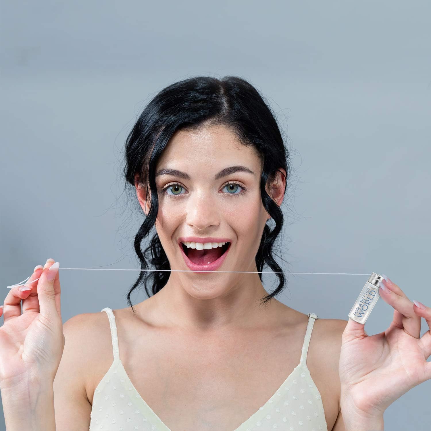 GOGRS Dental Floss Three Natural Silk Spools Total 99yds/90m 100% Biodegradable with Refillable Glass Holder Eco-Friendly Zero Waste Oral Care: Health & Personal Care