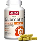 Jarrow Quercetin 500mg Capsules for Cardiovascular &amp; Immune Health, 200ct | Cellular Health Support, Cardiovascular Support, Antioxidant Support, Supports Antioxidant Status, Veggie Capsules
