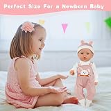 Aolso 14-18 Inch Baby Doll Clothes Hooded Overalls Set with Coat Hanger view 6