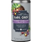 The Republic of Tea – All Day Earl Grey Whiskey Vanilla Fig Black Tea, Naturally Caffeinated, 36 Tea Bags