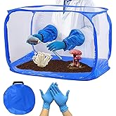 EYUNSTAR Large Still Air Box Mushroom Grow Bag Kit Mycology Fume Hood Propagation Stations Grow Kit Mushroom Planting Bag Ten