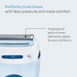 Braun Silk-épil 5-160 Lady Shaver 3-in-1 Wet & Dry UK 2 Pin Blue view 5